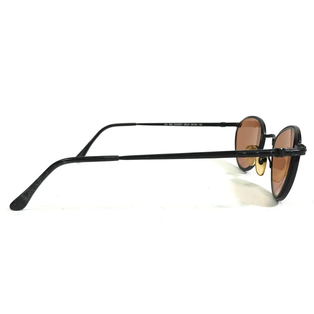 Vintage Guess Sunglasses Frames GU 896 SUNSET Black Round 50-20-135